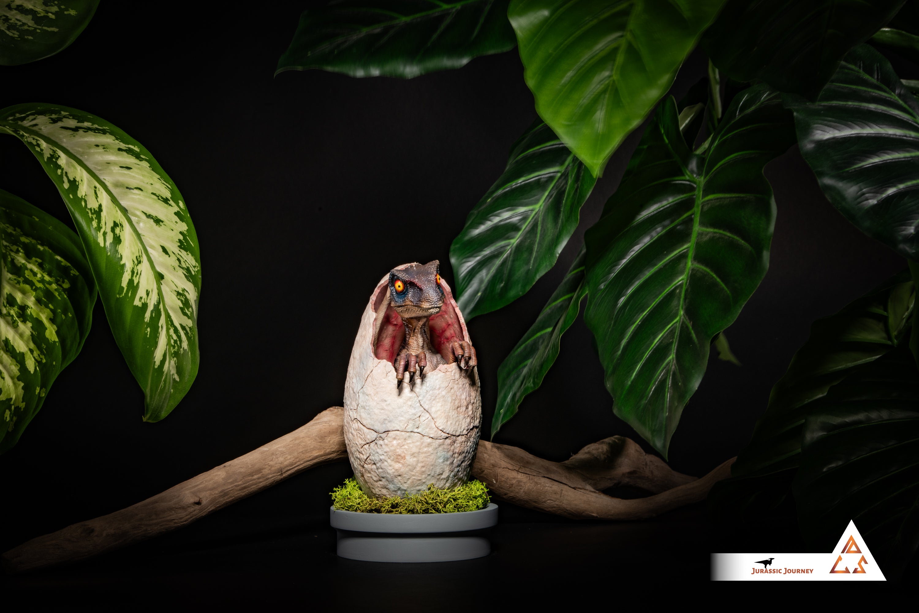 Hatching Velociraptor Baby | Killer Edition | 1:1 scale collectible figure