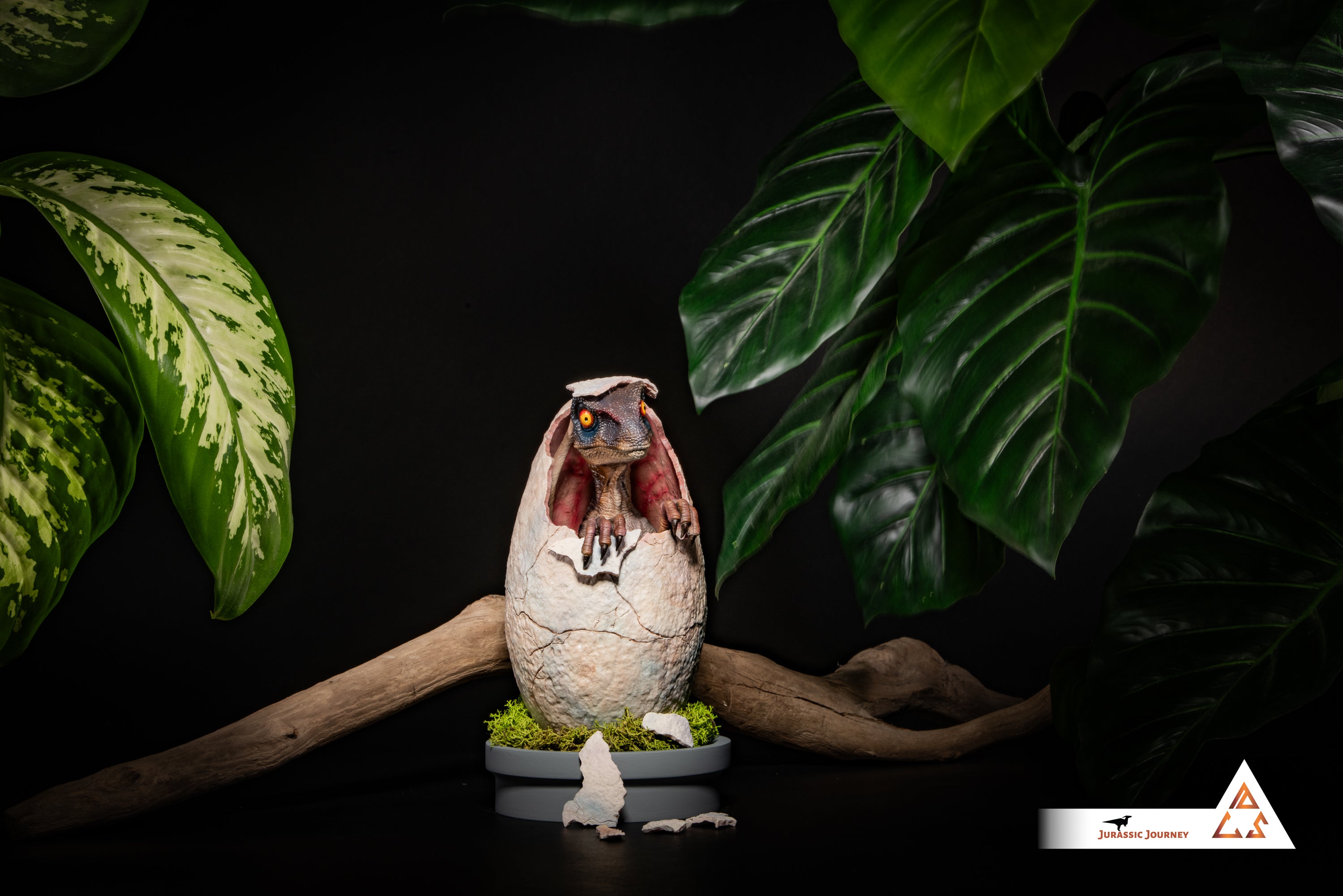 Hatching Velociraptor Baby | Killer Edition | 1:1 scale collectible figure