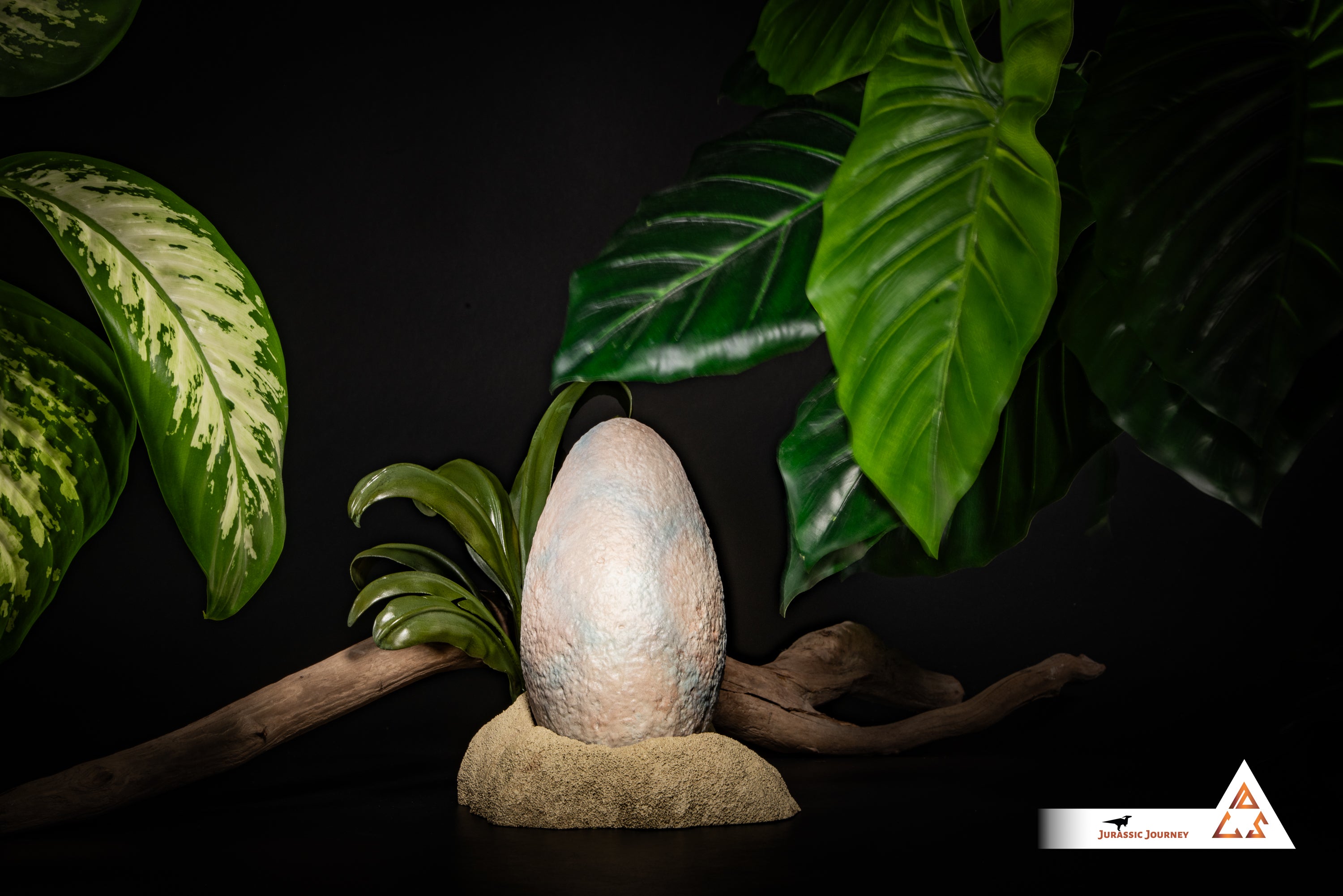 Velociraptor Egg | Sand Nest Display Edition | 1:1 scale collectible item